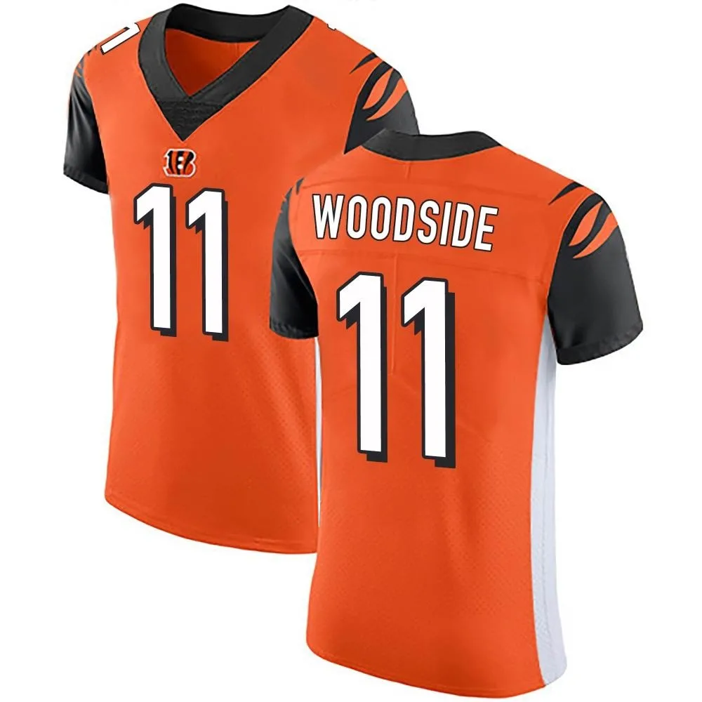 Men's Cincinnati Bengals Logan Woodside Nike Alternate Vapor Untouchable Elite Orange Jersey Men's Cincinnati Bengals Logan Woodside Nike Alternate Vapor Untouchable Elite Orange Jersey