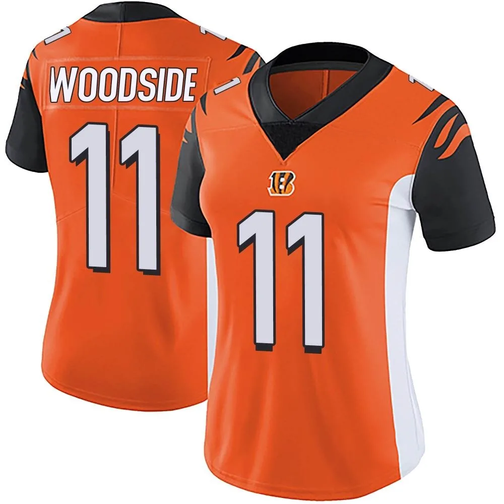 Women's Cincinnati Bengals Logan Woodside Nike Vapor Untouchable Limited Orange Jersey Women's Cincinnati Bengals Logan Woodside Nike Vapor Untouchable Limited Orange Jersey