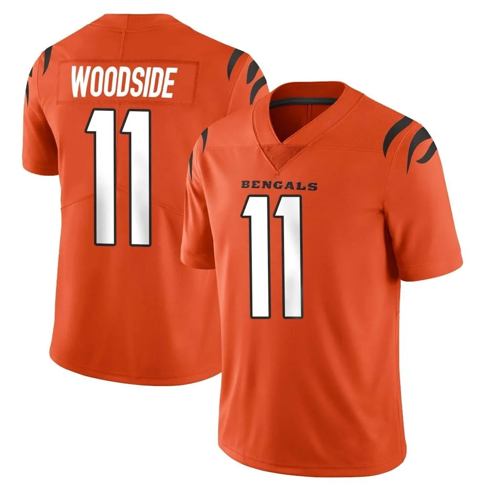 Youth Cincinnati Bengals Logan Woodside Nike Vapor Untouchable Limited Orange Jersey Youth Cincinnati Bengals Logan Woodside Nike Vapor Untouchable Limited Orange Jersey
