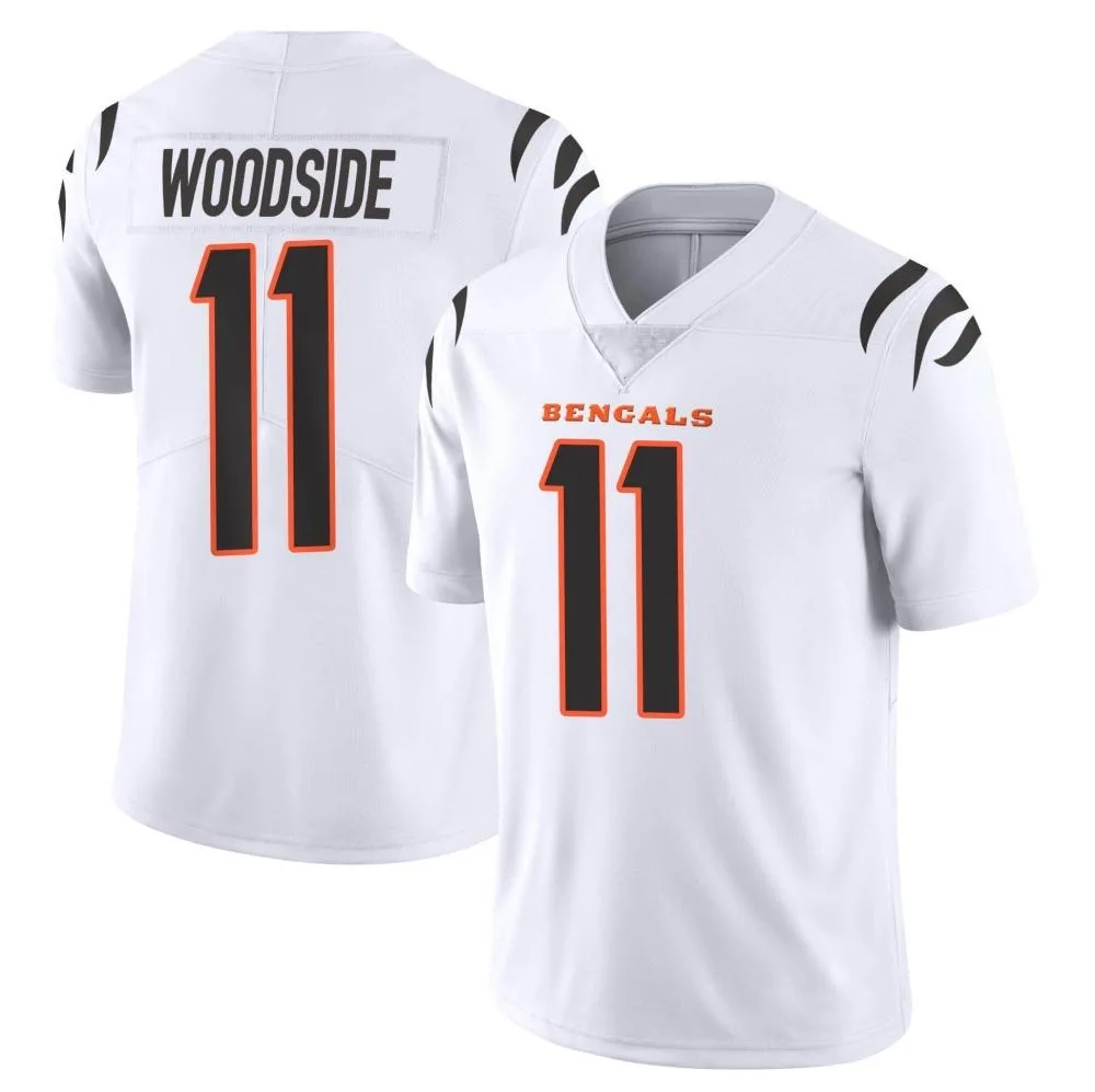 Youth Cincinnati Bengals Logan Woodside Nike Vapor Untouchable Limited White Jersey Youth Cincinnati Bengals Logan Woodside Nike Vapor Untouchable Limited White Jersey