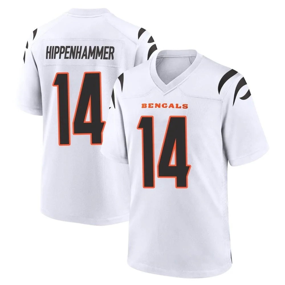 Men's Cincinnati Bengals Mac Hippenhammer Nike Game White Jersey Men's Cincinnati Bengals Mac Hippenhammer Nike Game White Jersey