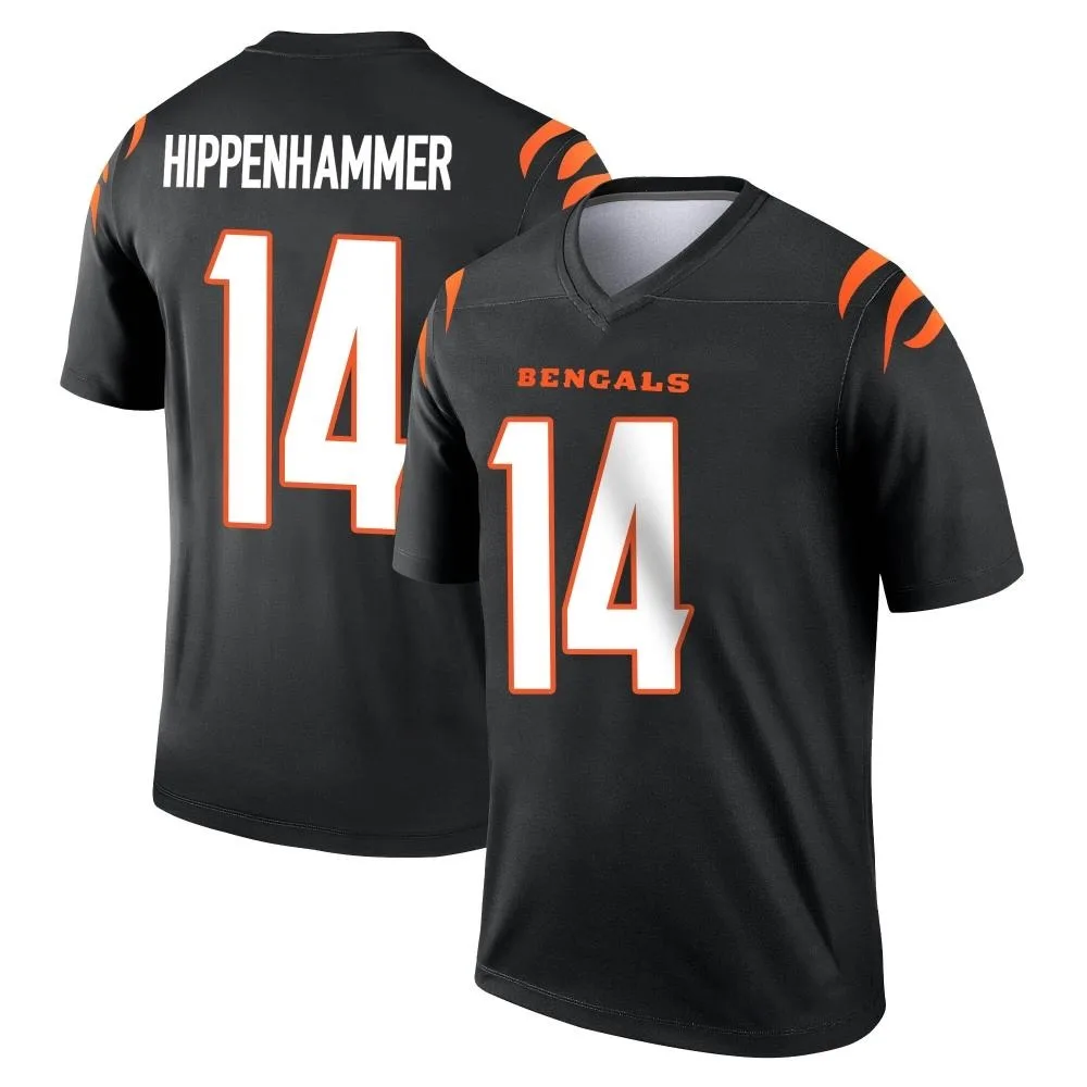 Men's Cincinnati Bengals Mac Hippenhammer Nike Legend Black Jersey Men's Cincinnati Bengals Mac Hippenhammer Nike Legend Black Jersey