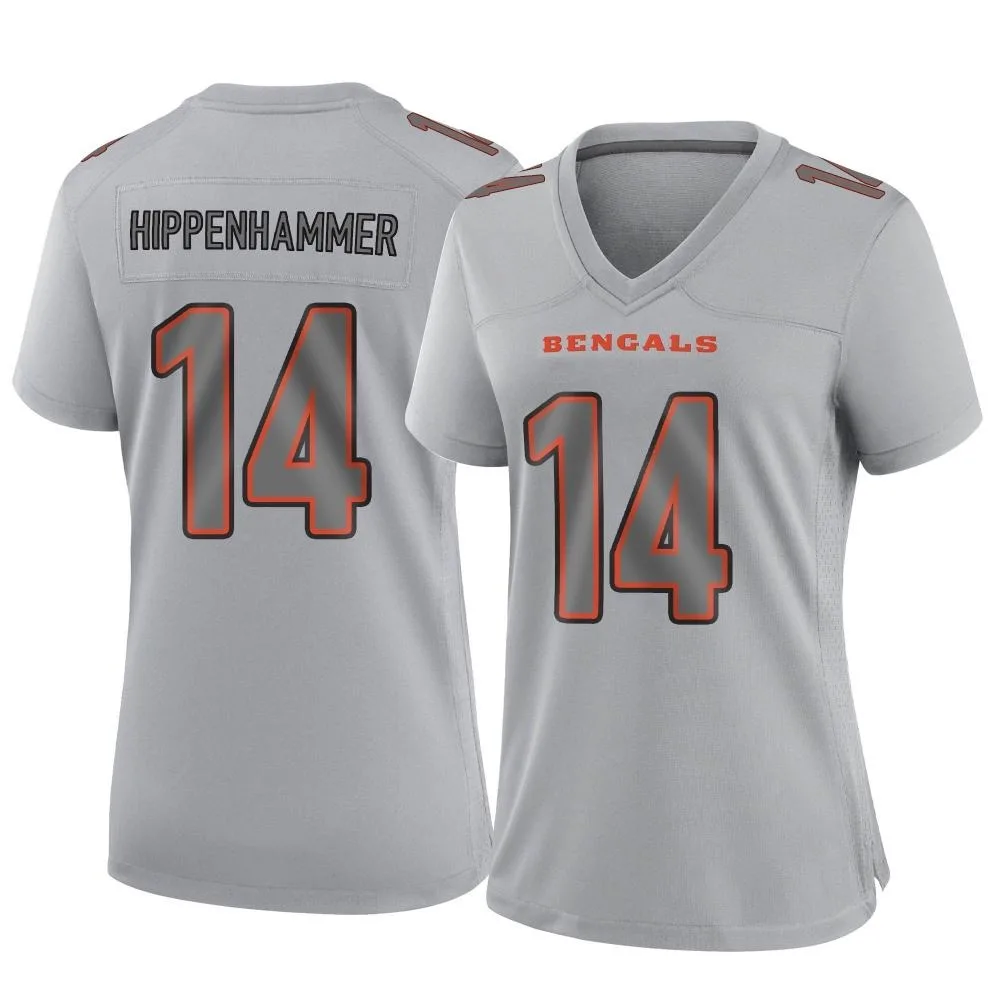 Women's Cincinnati Bengals Mac Hippenhammer Nike Atmosphere Fashion Game Gray Jersey Women's Cincinnati Bengals Mac Hippenhammer Nike Atmosphere Fashion Game Gray Jersey