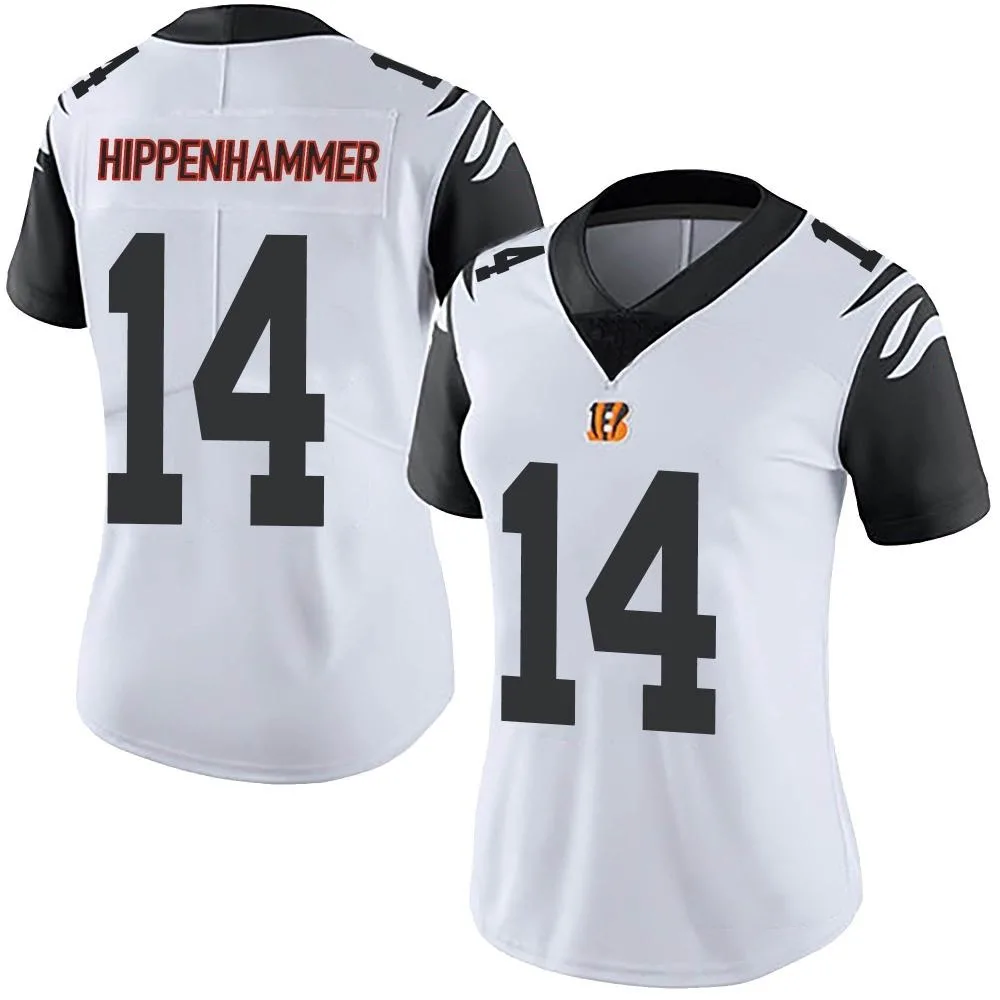 Women's Cincinnati Bengals Mac Hippenhammer Nike Color Rush Vapor Untouchable Limited White Jersey Women's Cincinnati Bengals Mac Hippenhammer Nike Color Rush Vapor Untouchable Limited White Jersey