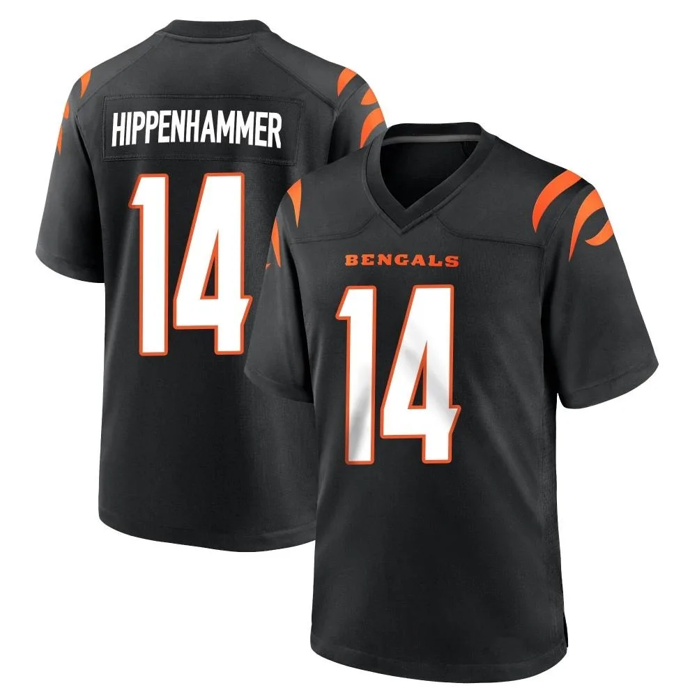 Youth Cincinnati Bengals Mac Hippenhammer Nike Team Color Game Black Jersey Youth Cincinnati Bengals Mac Hippenhammer Nike Team Color Game Black Jersey