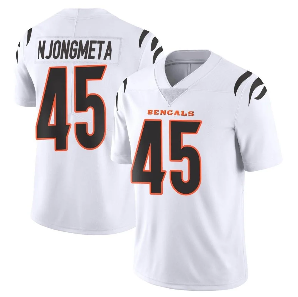 Men's Cincinnati Bengals Maema Njongmeta Nike Vapor Untouchable Limited White Jersey Men's Cincinnati Bengals Maema Njongmeta Nike Vapor Untouchable Limited White Jersey
