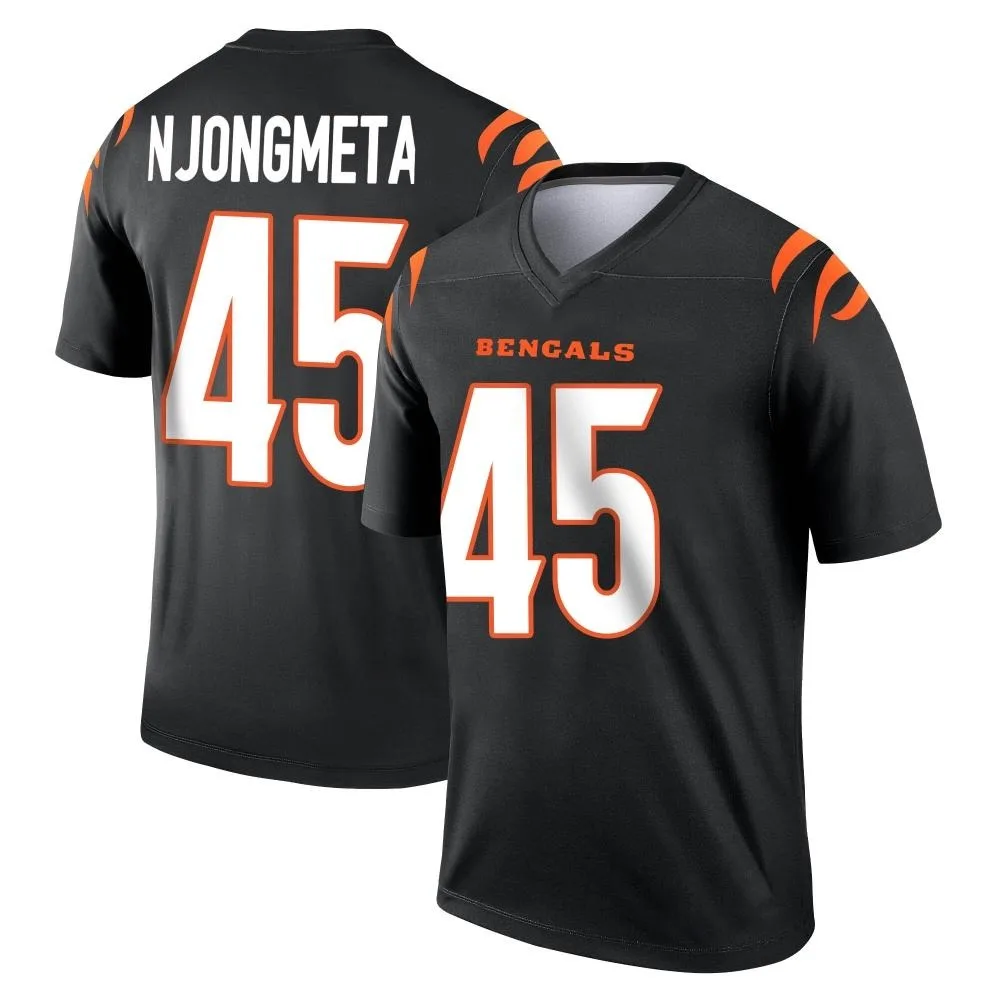 Youth Cincinnati Bengals Maema Njongmeta Nike Legend Black Jersey Youth Cincinnati Bengals Maema Njongmeta Nike Legend Black Jersey