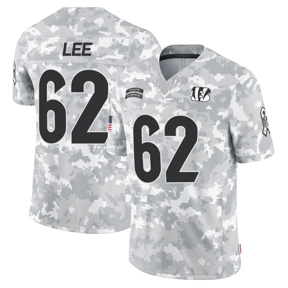 Men's Cincinnati Bengals Matt Lee Nike 2024 Salute to Service Limited Arctic Camo Jersey Men's Cincinnati Bengals Matt Lee Nike 2024 Salute to Service Limited Arctic Camo Jersey