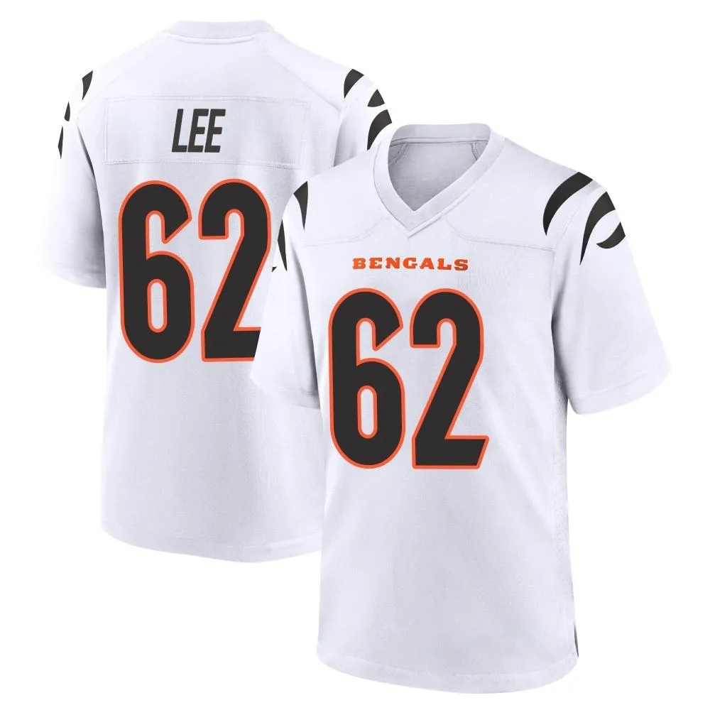 Men's Cincinnati Bengals Matt Lee Nike Game White Jersey Men's Cincinnati Bengals Matt Lee Nike Game White Jersey
