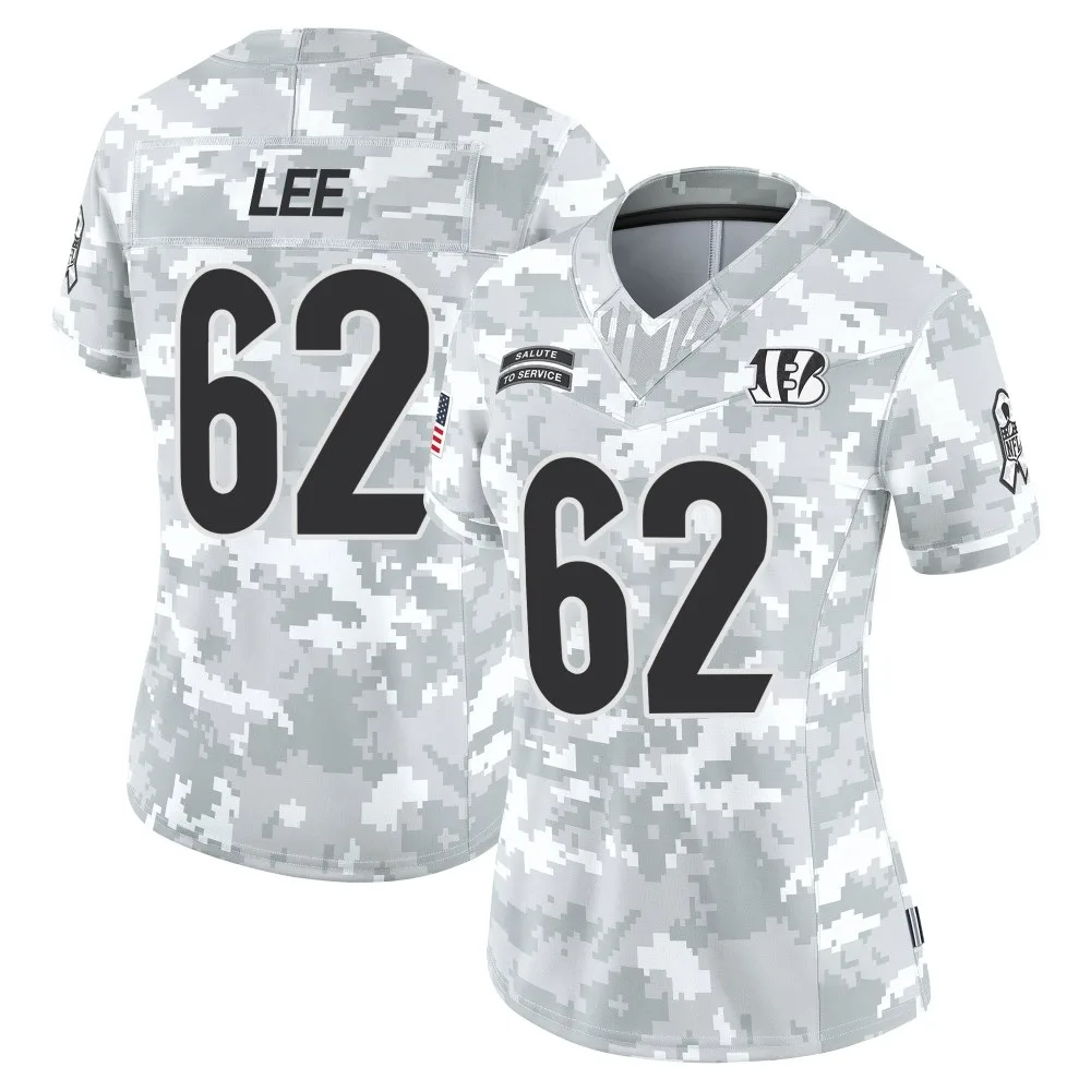 Women's Cincinnati Bengals Matt Lee Nike 2024 Salute to Service Limited Arctic Camo Jersey Women's Cincinnati Bengals Matt Lee Nike 2024 Salute to Service Limited Arctic Camo Jersey