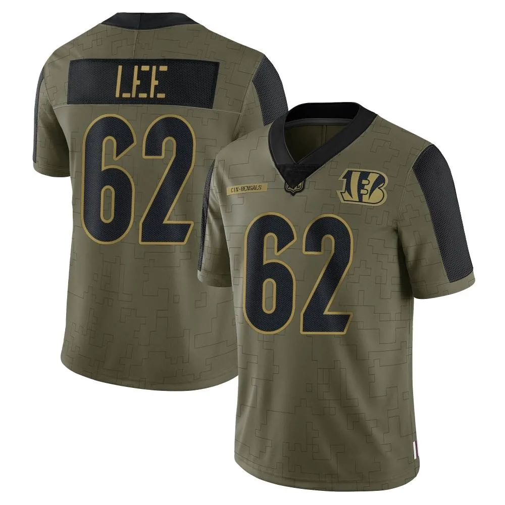 Youth Cincinnati Bengals Matt Lee Nike 2021 Salute To Service Limited Olive Jersey Youth Cincinnati Bengals Matt Lee Nike 2021 Salute To Service Limited Olive Jersey
