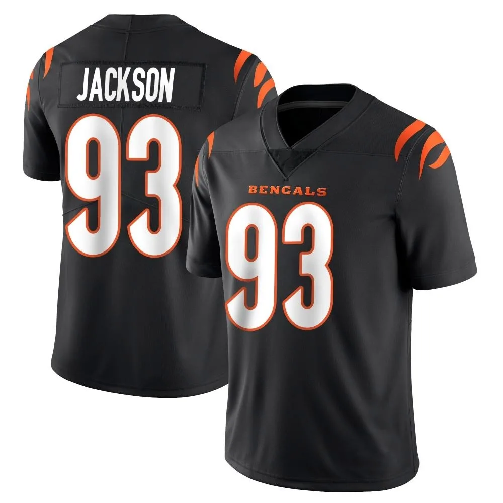 Men's Cincinnati Bengals Mckinnley Jackson Nike Team Color Vapor Untouchable Limited Black Jersey Men's Cincinnati Bengals Mckinnley Jackson Nike Team Color Vapor Untouchable Limited Black Jersey