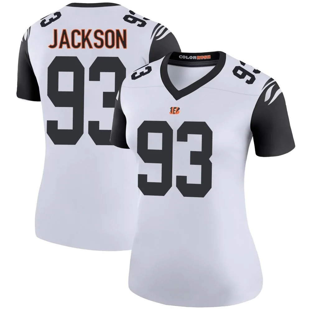Women's Cincinnati Bengals Mckinnley Jackson Nike Color Rush Legend White Jersey Women's Cincinnati Bengals Mckinnley Jackson Nike Color Rush Legend White Jersey