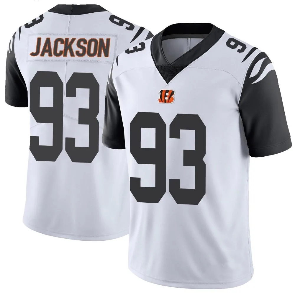 Youth Cincinnati Bengals Mckinnley Jackson Nike Color Rush Vapor Untouchable Limited White Jersey Youth Cincinnati Bengals Mckinnley Jackson Nike Color Rush Vapor Untouchable Limited White Jersey