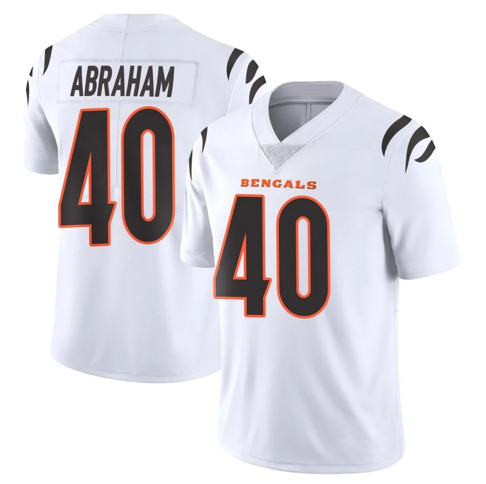 Men's Cincinnati Bengals Micah Abraham Nike Vapor Untouchable Limited White Jersey Men's Cincinnati Bengals Micah Abraham Nike Vapor Untouchable Limited White Jersey
