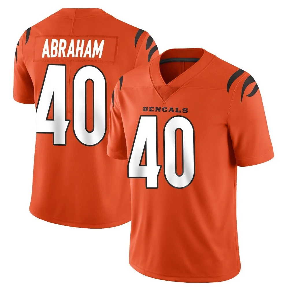 Youth Cincinnati Bengals Micah Abraham Nike Vapor Untouchable Limited Orange Jersey Youth Cincinnati Bengals Micah Abraham Nike Vapor Untouchable Limited Orange Jersey