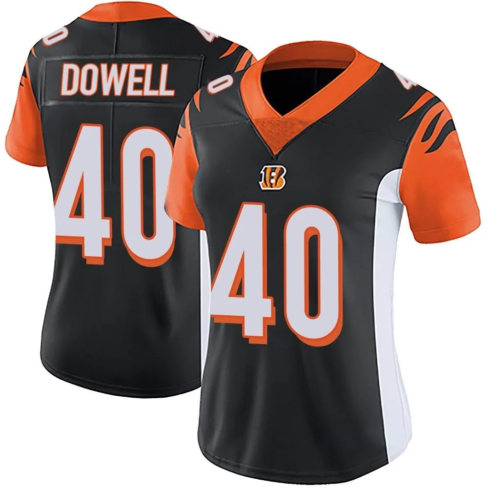 Women's Cincinnati Bengals Michael Dowell Nike Team Color Vapor Untouchable Limited Black Jersey Women's Cincinnati Bengals Michael Dowell Nike Team Color Vapor Untouchable Limited Black Jersey