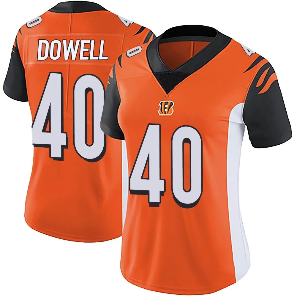 Women's Cincinnati Bengals Michael Dowell Nike Vapor Untouchable Limited Orange Jersey Women's Cincinnati Bengals Michael Dowell Nike Vapor Untouchable Limited Orange Jersey
