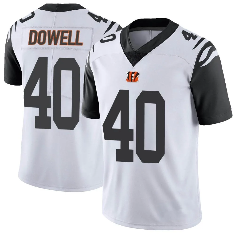 Youth Cincinnati Bengals Michael Dowell Nike Color Rush Vapor Untouchable Limited White Jersey Youth Cincinnati Bengals Michael Dowell Nike Color Rush Vapor Untouchable Limited White Jersey