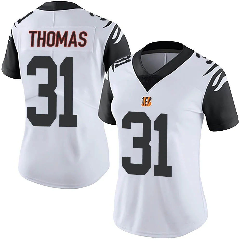 Women's Cincinnati Bengals Michael Thomas Nike Color Rush Vapor Untouchable Limited White Jersey Women's Cincinnati Bengals Michael Thomas Nike Color Rush Vapor Untouchable Limited White Jersey