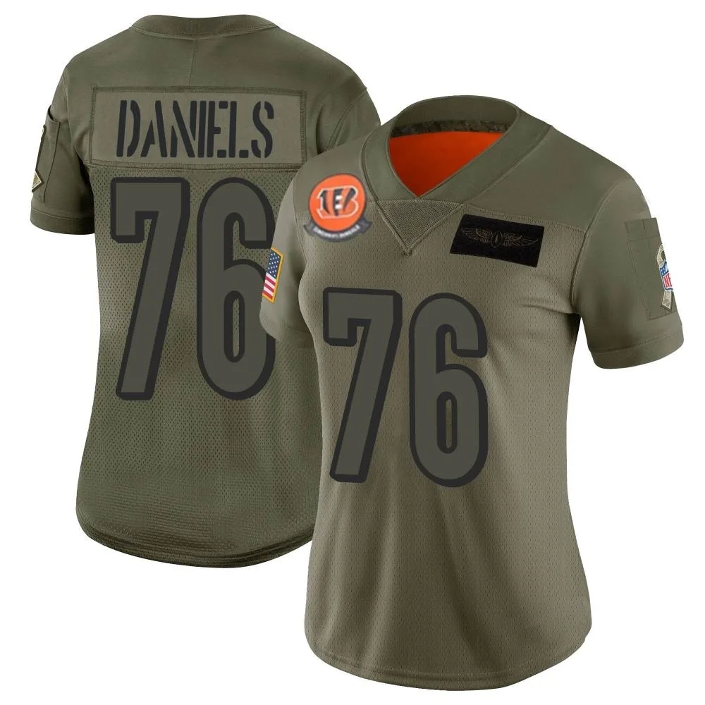 Women's Cincinnati Bengals Mike Daniels Nike 2019 Salute to Service Limited Camo Jersey Women's Cincinnati Bengals Mike Daniels Nike 2019 Salute to Service Limited Camo Jersey