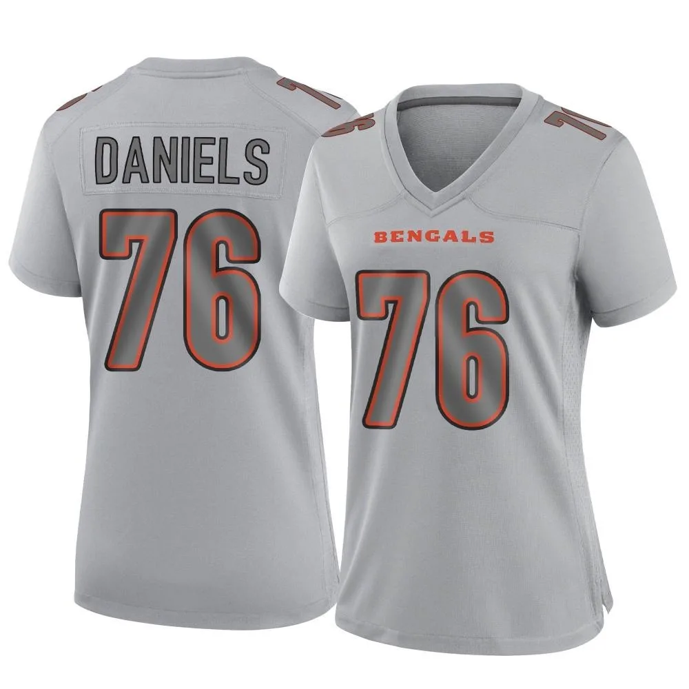 Women's Cincinnati Bengals Mike Daniels Nike Atmosphere Fashion Game Gray Jersey Women's Cincinnati Bengals Mike Daniels Nike Atmosphere Fashion Game Gray Jersey
