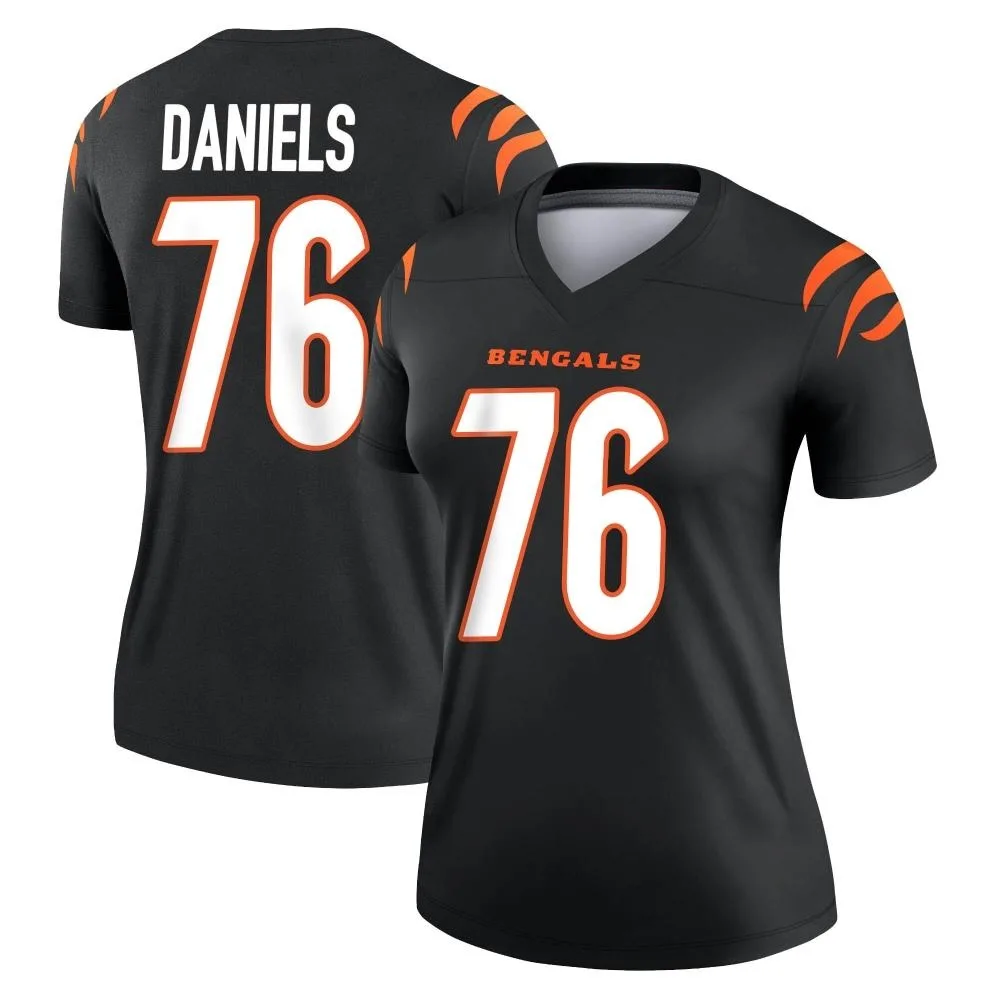 Women's Cincinnati Bengals Mike Daniels Nike Legend Black Jersey Women's Cincinnati Bengals Mike Daniels Nike Legend Black Jersey