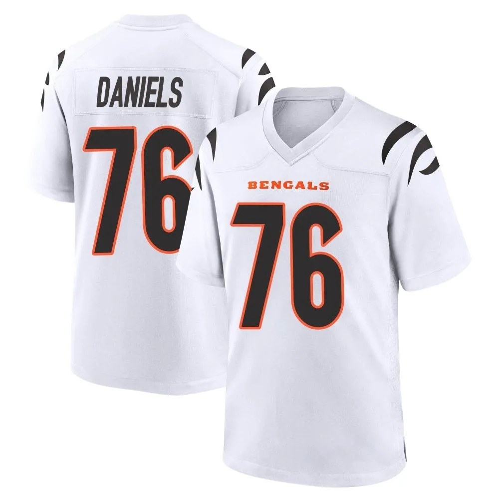 Youth Cincinnati Bengals Mike Daniels Nike Game White Jersey Youth Cincinnati Bengals Mike Daniels Nike Game White Jersey