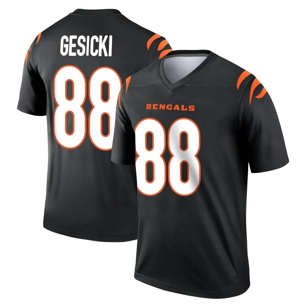 Men's Cincinnati Bengals Mike Gesicki Nike Legend Black Jersey Men's Cincinnati Bengals Mike Gesicki Nike Legend Black Jersey