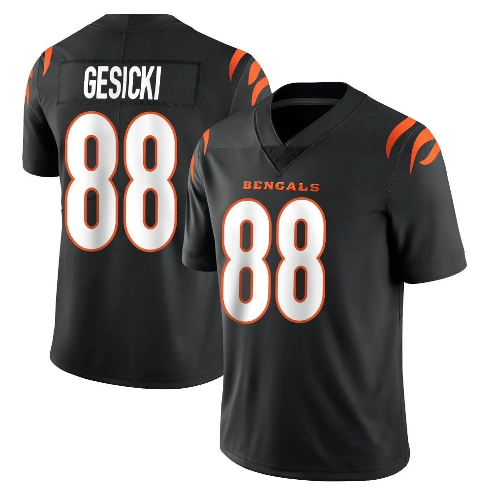 Men's Cincinnati Bengals Mike Gesicki Nike Team Color Vapor Untouchable Limited Black Jersey Men's Cincinnati Bengals Mike Gesicki Nike Team Color Vapor Untouchable Limited Black Jersey