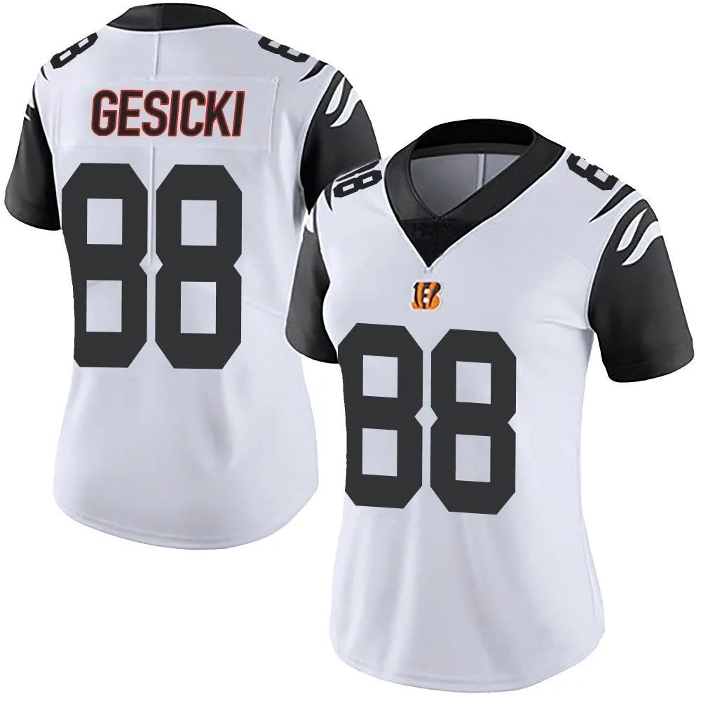Women's Cincinnati Bengals Mike Gesicki Nike Color Rush Vapor Untouchable Limited White Jersey Women's Cincinnati Bengals Mike Gesicki Nike Color Rush Vapor Untouchable Limited White Jersey