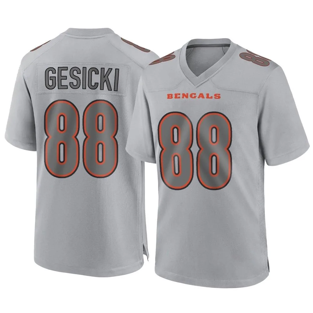 Youth Cincinnati Bengals Mike Gesicki Nike Atmosphere Fashion Game Gray Jersey Youth Cincinnati Bengals Mike Gesicki Nike Atmosphere Fashion Game Gray Jersey