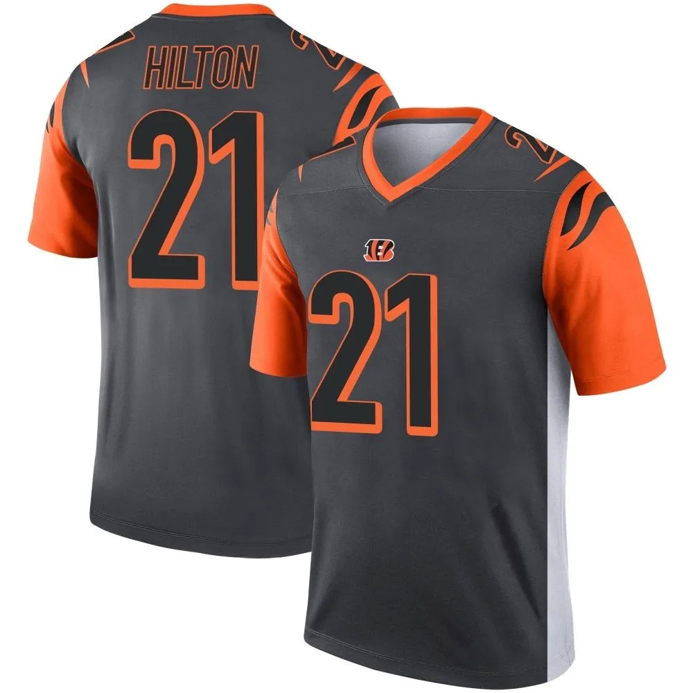 Men's Cincinnati Bengals Mike Hilton Nike Silver Legend Jersey Men's Cincinnati Bengals Mike Hilton Nike Silver Legend Jersey