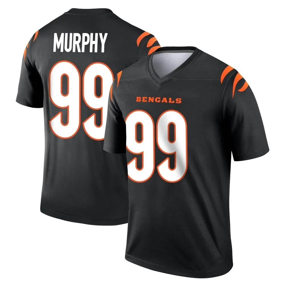 Men's Cincinnati Bengals Myles Murphy Nike Legend Black Jersey Men's Cincinnati Bengals Myles Murphy Nike Legend Black Jersey