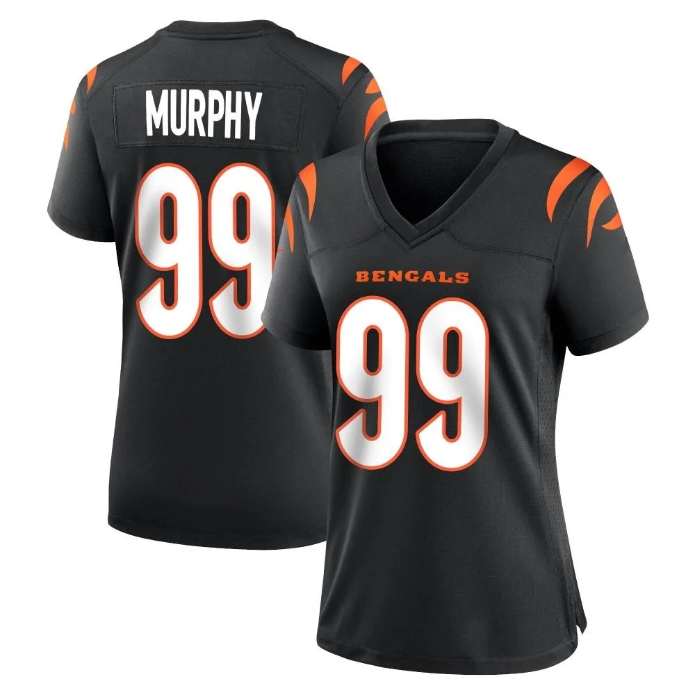 Women's Cincinnati Bengals Myles Murphy Nike Team Color Game Black Jersey Women's Cincinnati Bengals Myles Murphy Nike Team Color Game Black Jersey