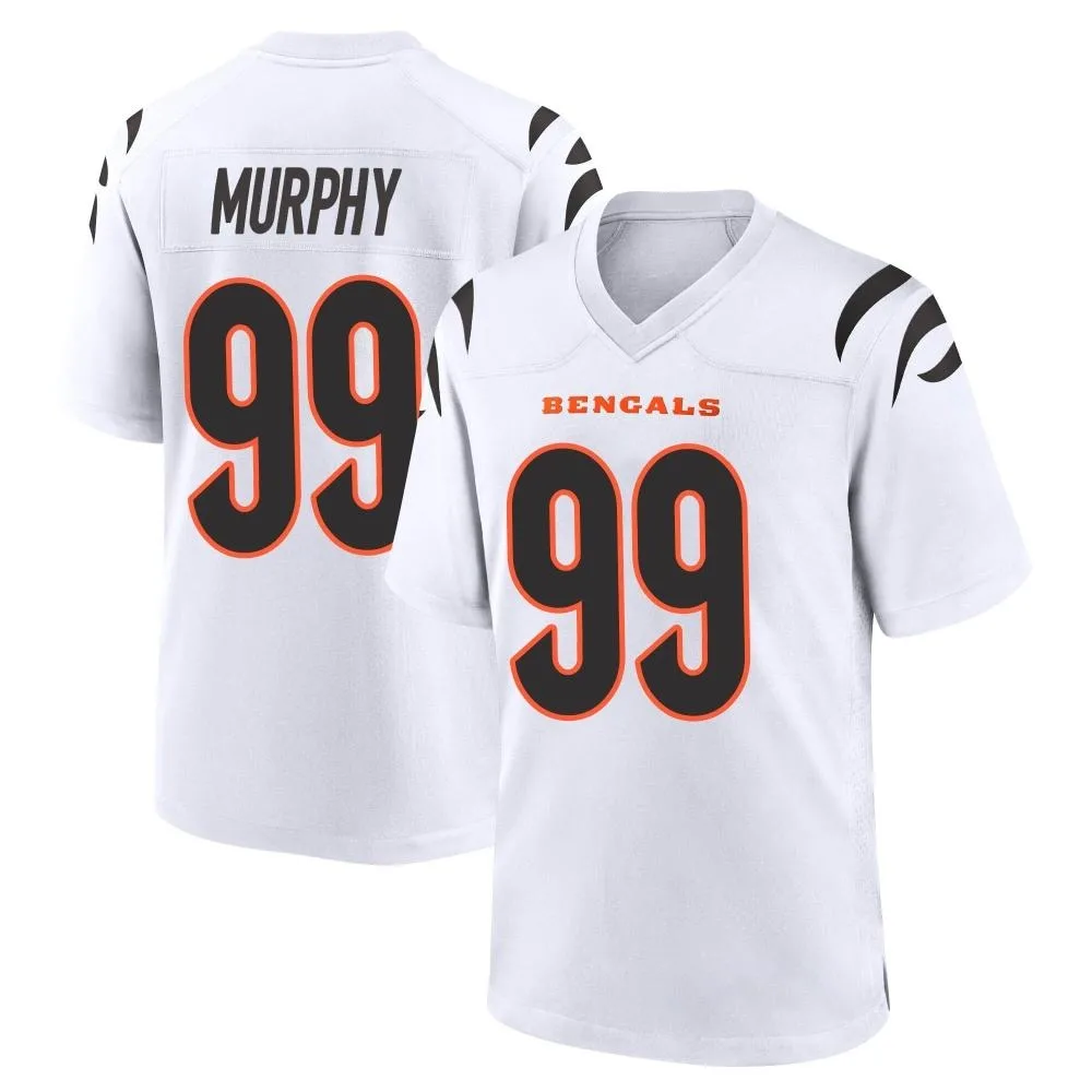 Youth Cincinnati Bengals Myles Murphy Nike Game White Jersey Youth Cincinnati Bengals Myles Murphy Nike Game White Jersey