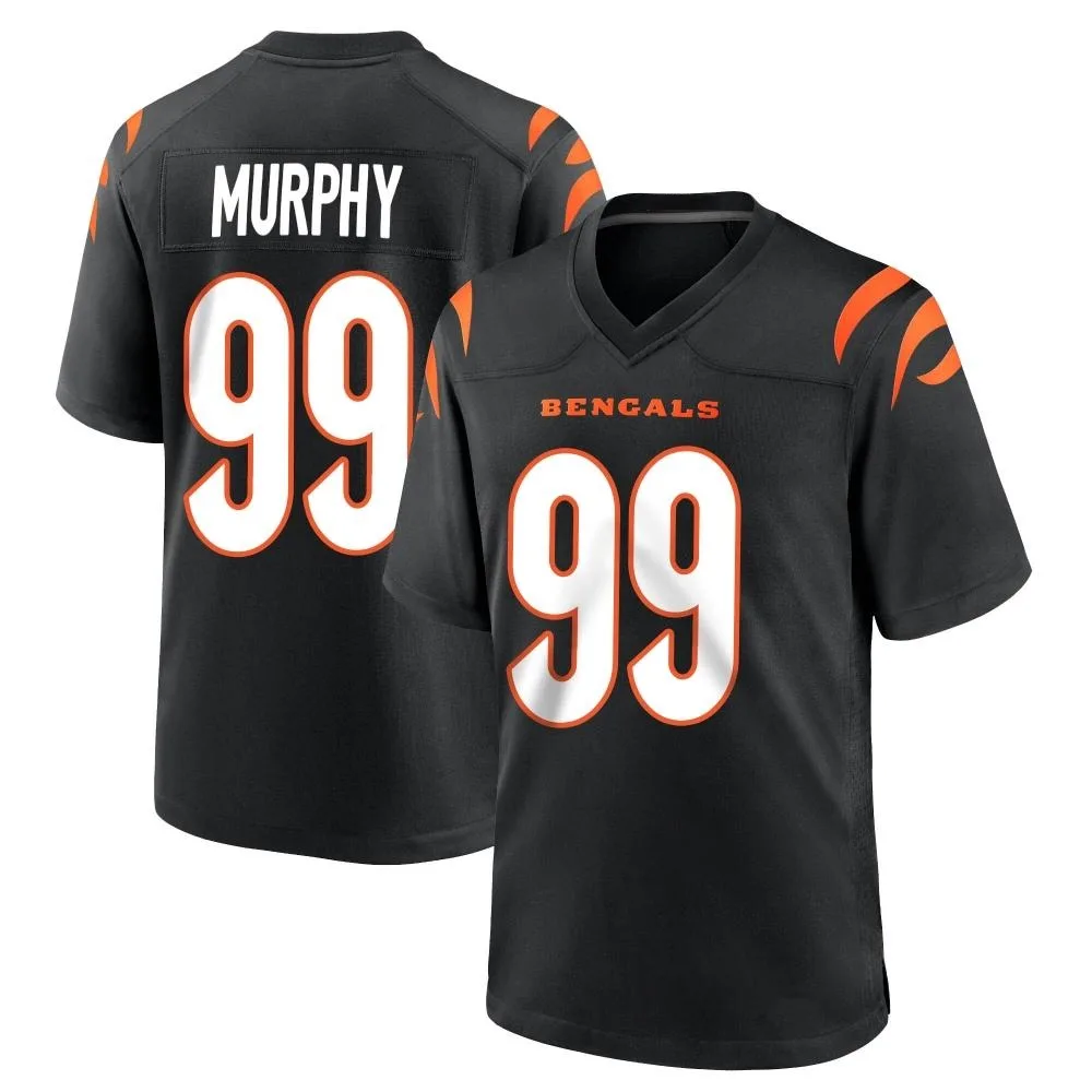 Youth Cincinnati Bengals Myles Murphy Nike Team Color Game Black Jersey Youth Cincinnati Bengals Myles Murphy Nike Team Color Game Black Jersey