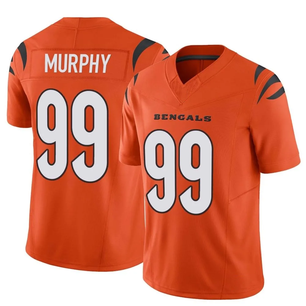 Youth Cincinnati Bengals Myles Murphy Nike Vapor F.U.S.E. Limited Orange Jersey Youth Cincinnati Bengals Myles Murphy Nike Vapor F.U.S.E. Limited Orange Jersey