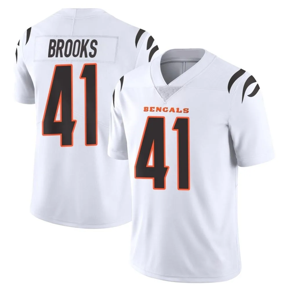 Men's Cincinnati Bengals Nate Brooks Nike Vapor Untouchable Limited White Jersey Men's Cincinnati Bengals Nate Brooks Nike Vapor Untouchable Limited White Jersey