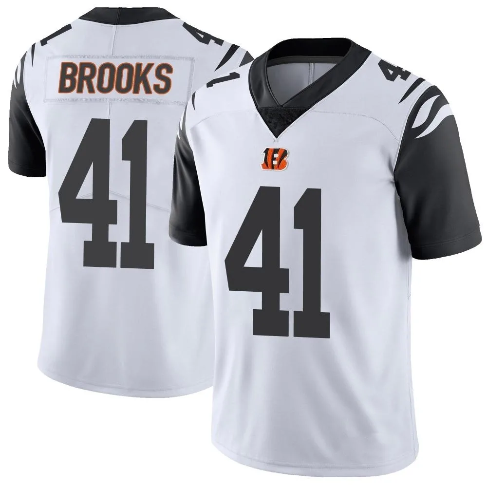 Youth Cincinnati Bengals Nate Brooks Nike Color Rush Vapor Untouchable Limited White Jersey Youth Cincinnati Bengals Nate Brooks Nike Color Rush Vapor Untouchable Limited White Jersey