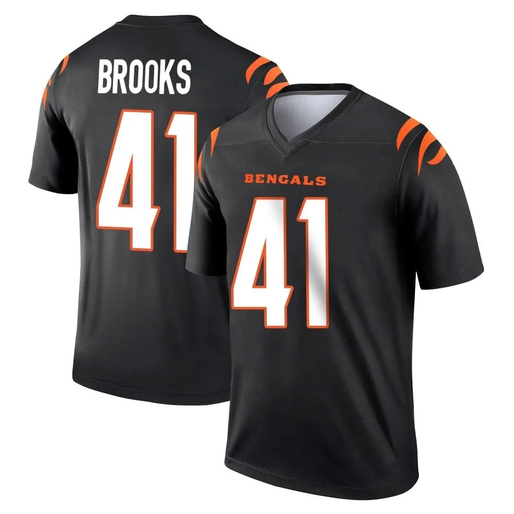 Youth Cincinnati Bengals Nate Brooks Nike Legend Black Jersey Youth Cincinnati Bengals Nate Brooks Nike Legend Black Jersey