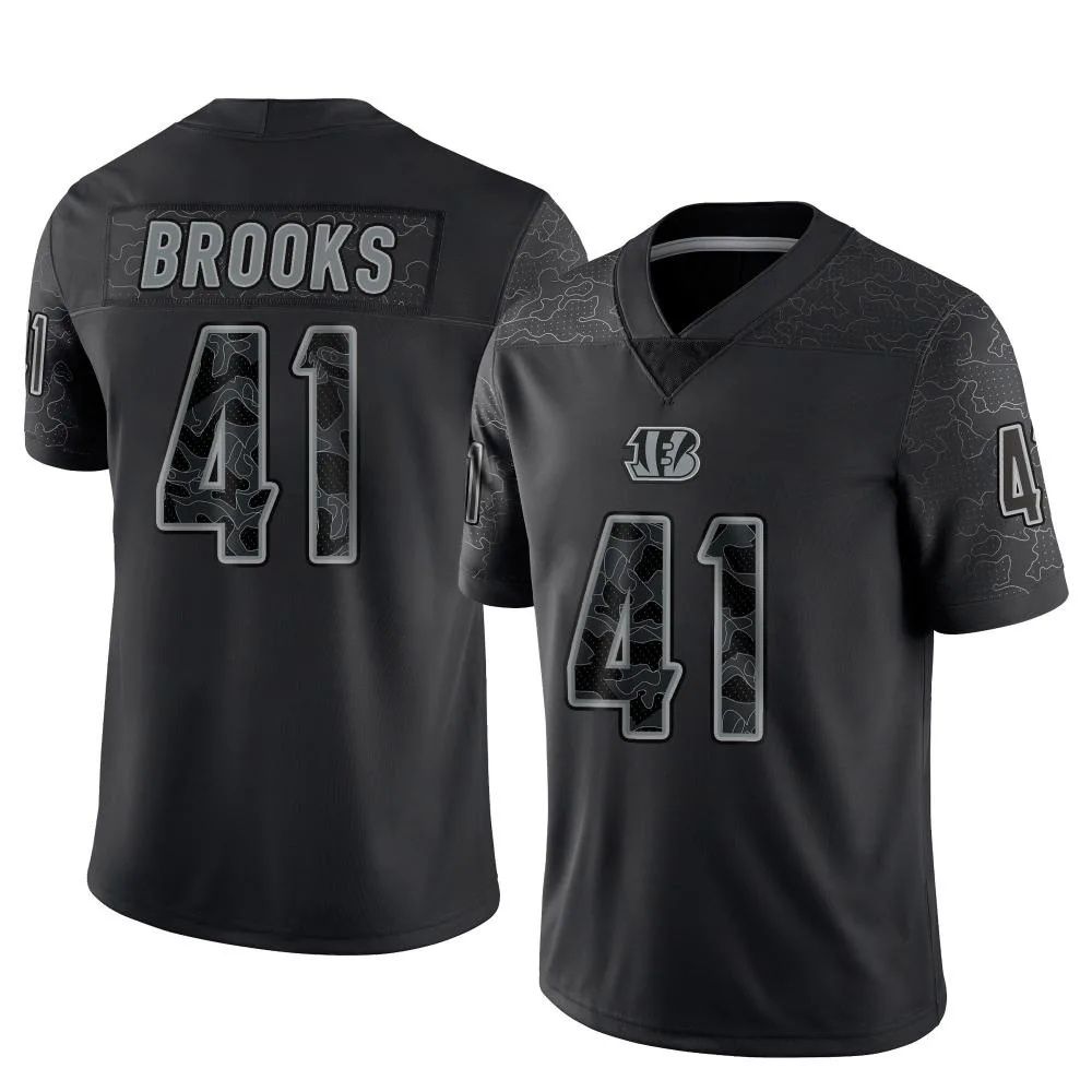 Youth Cincinnati Bengals Nate Brooks Nike Reflective Limited Black Jersey Youth Cincinnati Bengals Nate Brooks Nike Reflective Limited Black Jersey