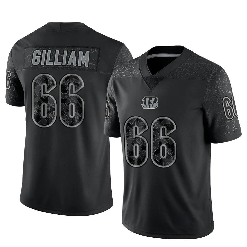 Youth Cincinnati Bengals Nate Gilliam Nike Reflective Limited Black Jersey Youth Cincinnati Bengals Nate Gilliam Nike Reflective Limited Black Jersey