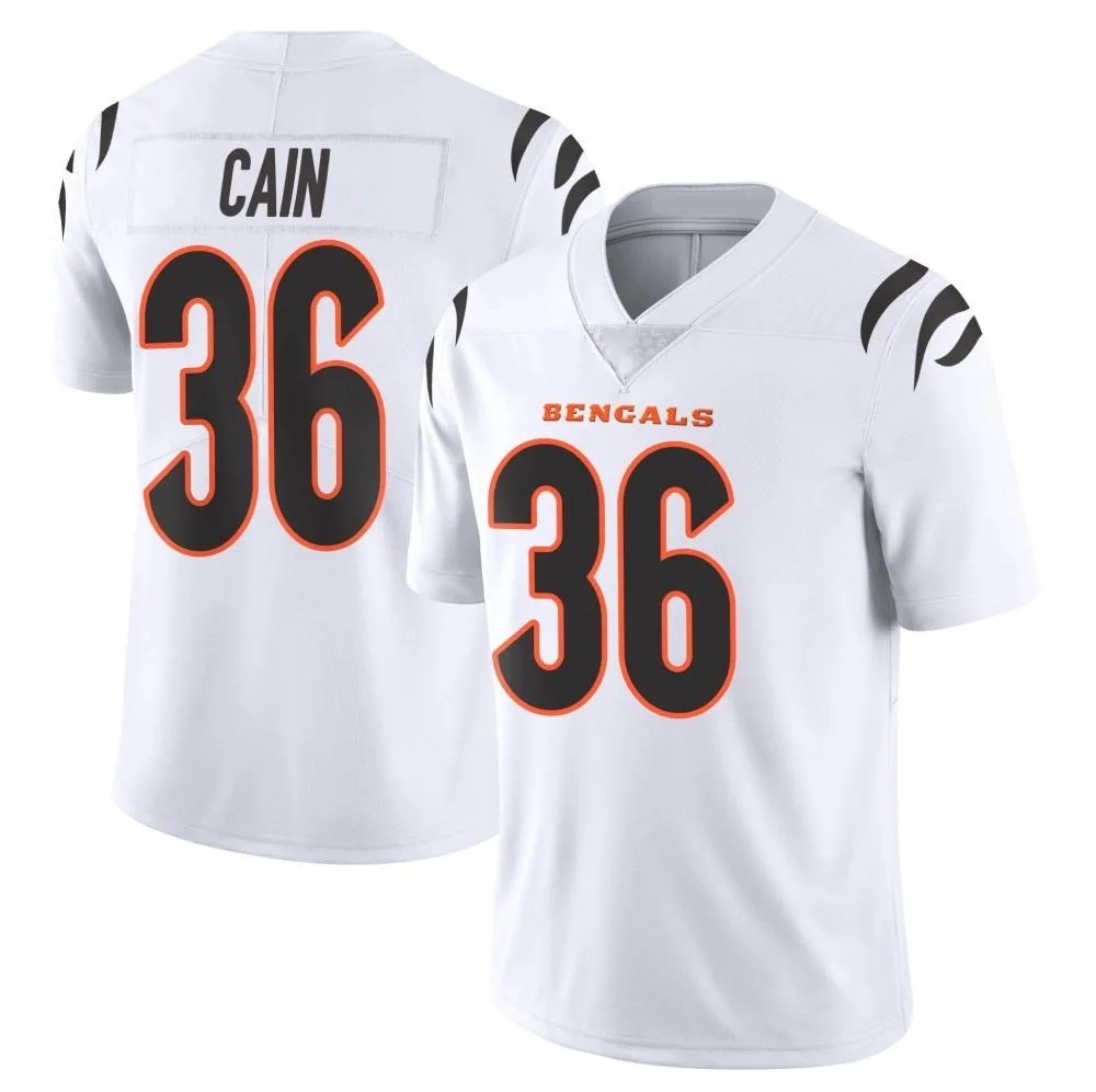 Youth Cincinnati Bengals Noah Cain Nike Vapor Untouchable Limited White Jersey Youth Cincinnati Bengals Noah Cain Nike Vapor Untouchable Limited White Jersey