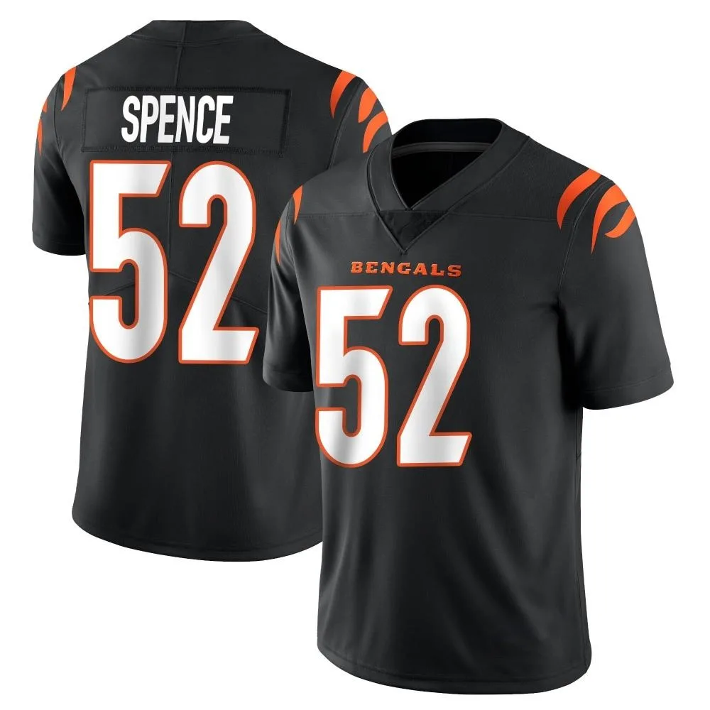 Men's Cincinnati Bengals Noah Spence Nike Team Color Vapor Untouchable Limited Black Jersey Men's Cincinnati Bengals Noah Spence Nike Team Color Vapor Untouchable Limited Black Jersey