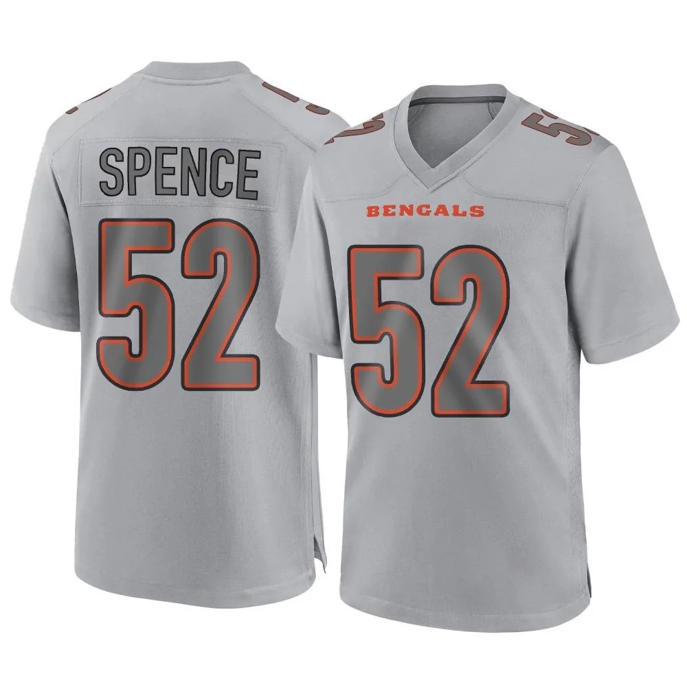 Youth Cincinnati Bengals Noah Spence Nike Atmosphere Fashion Game Gray Jersey Youth Cincinnati Bengals Noah Spence Nike Atmosphere Fashion Game Gray Jersey