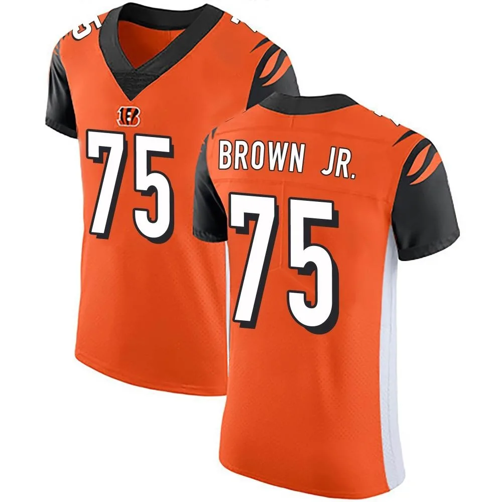 Men's Cincinnati Bengals Orlando Brown Jr. Nike Alternate Vapor Untouchable Elite Orange Jersey Men's Cincinnati Bengals Orlando Brown Jr. Nike Alternate Vapor Untouchable Elite Orange Jersey