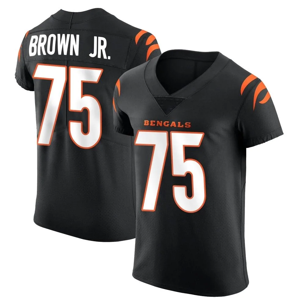 Men's Cincinnati Bengals Orlando Brown Jr. Nike Team Color Vapor Untouchable Elite Black Jersey