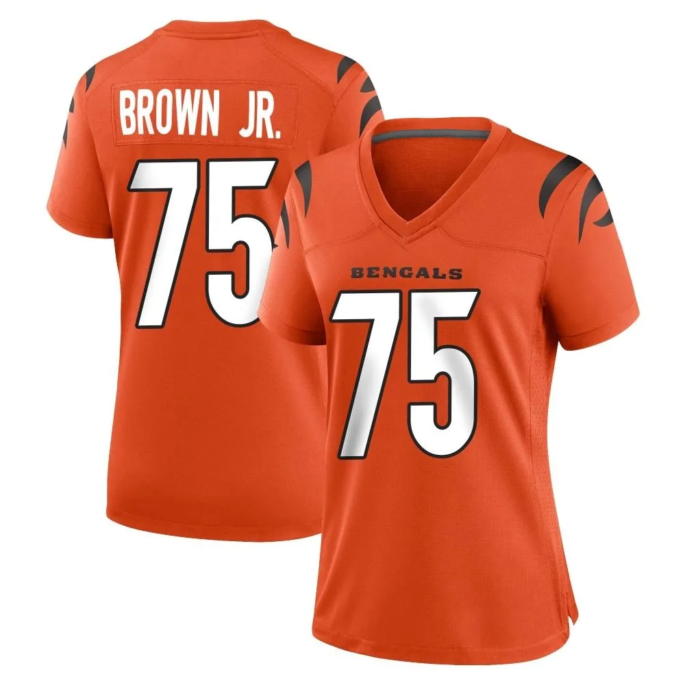 Women's Cincinnati Bengals Orlando Brown Jr. Nike Game Orange Jersey Women's Cincinnati Bengals Orlando Brown Jr. Nike Game Orange Jersey