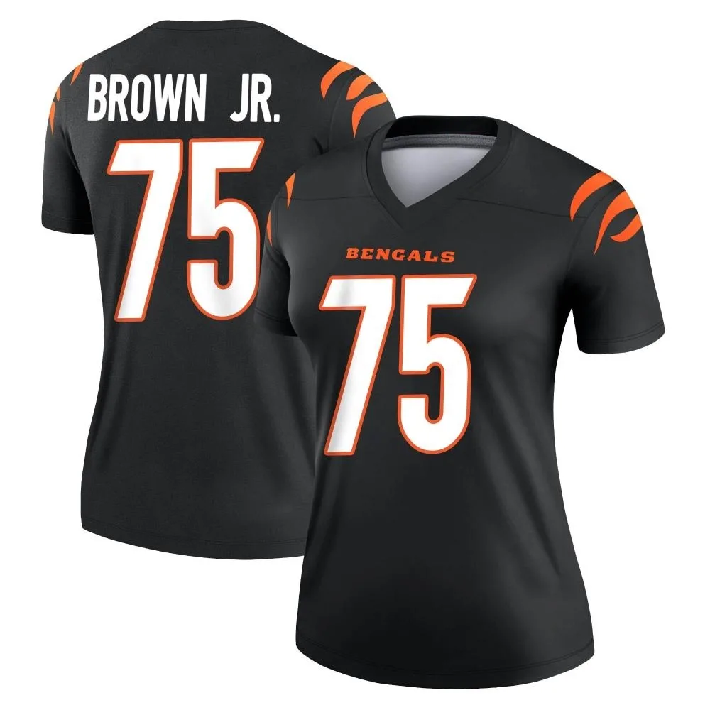 Women's Cincinnati Bengals Orlando Brown Jr. Nike Legend Black Jersey Women's Cincinnati Bengals Orlando Brown Jr. Nike Legend Black Jersey